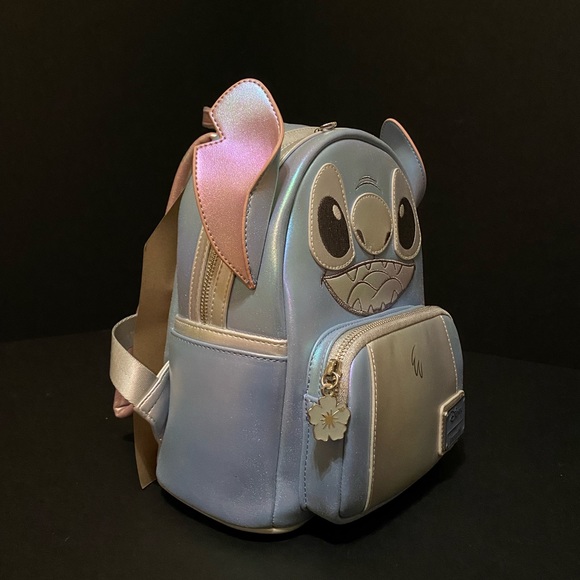 Loungefly Disney100 Platinum Stitch Cosplay Mini Backpack - Picture 4 of 5